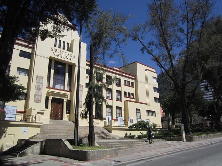 The national library is located opposite to the property